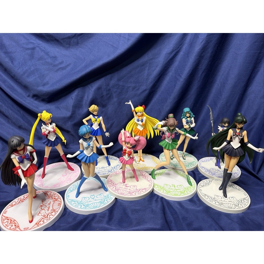 2013 Sailor Moon Girls Memories Complete Figure Set 10pcs Collectible